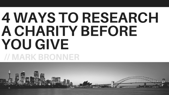 4 Ways To Research A Charity Before You Give